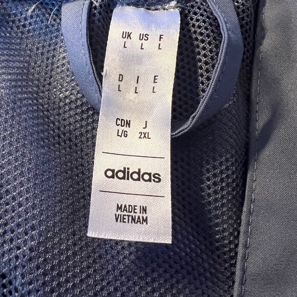 adidas Sporting Kansas City All-Weather Raglan Hoodie Full-Zip Jacket NWOT Large - Picture 2 of 3